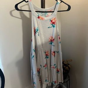 Ruffle tunic tank